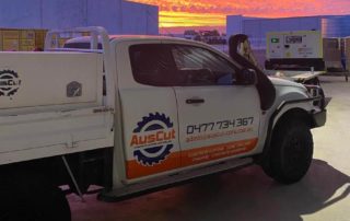 AusCut & Core Perth - Work Vehicle